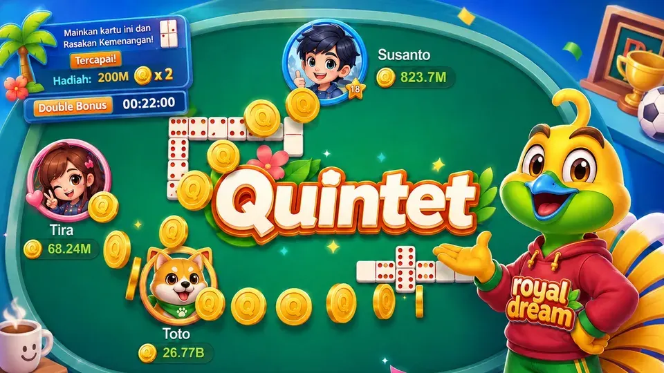 Tampilan permainan Arcade Santai di Royal Dream